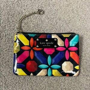 Kate Spade Multicolor Floral Coin Purse
